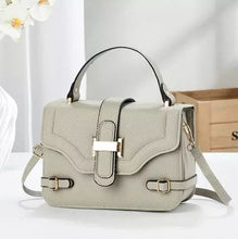 Load image into Gallery viewer, YB PU Leather Shoulder Bag, high-end crossbody/handbag, textured surface, stylish Buckle, Elegant Ladies Crossbody Bags On SALE