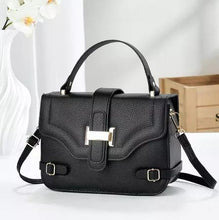 Load image into Gallery viewer, YB PU Leather Shoulder Bag, high-end crossbody/handbag, textured surface, stylish Buckle, Elegant Ladies Crossbody Bags On SALE