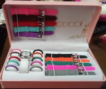 Load image into Gallery viewer, YB Fashion Watch ON SALE Set of 10 straps can be changed to 10 colors Good Quality