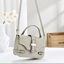 Load image into Gallery viewer, YB PU Leather Shoulder Bag, high-end crossbody/handbag, textured surface, stylish Buckle, Elegant Ladies Crossbody Bags On SALE