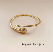 Load image into Gallery viewer, YB Stainless Steel High Quality Snake Fashion Bangles for Women Hand Cuff Open Bracelet Bangles Ring Earring ON SALE