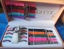 Load image into Gallery viewer, YB Fashion Watch ON SALE Set of 10 straps can be changed to 10 colors Good Quality