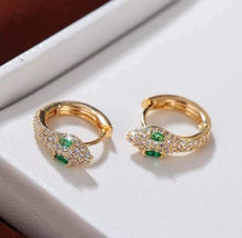 Load image into Gallery viewer, YB Stainless Steel High Quality Snake Fashion Bangles for Women Hand Cuff Open Bracelet Bangles Ring Earring ON SALE