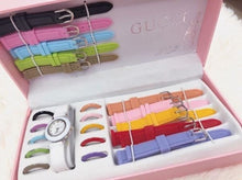 Load image into Gallery viewer, YB Fashion Watch ON SALE Set of 10 straps can be changed to 10 colors Good Quality