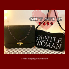 Load image into Gallery viewer, SPECIAL GIFT SET 12-Fashion Gentle Woman Trend Baguette Bag Cute Small, Sling Bag Women, Cute, Stylish Brand New Black