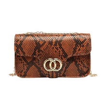 Load image into Gallery viewer, SPECIAL GIFT SET 2 -Fashion Sling Bag Women, Cute, Stylish Brand New Black Brown snake skin