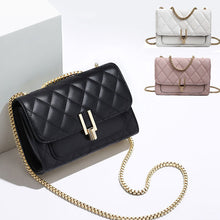 Load image into Gallery viewer, YB Premium Quality Vintage Designer Handbag Chain PU Leather Flap Clutch Purse Ladies Shoulder ON SALE