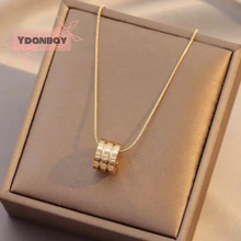 Load image into Gallery viewer, YB New Fashion Stainless Steel Lucky Bead Pendant Necklace For Women On Sale