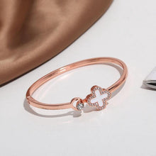 Load image into Gallery viewer, ON SALE Lucky Clover design elegant women's bracelet