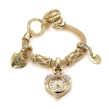 Load image into Gallery viewer, YB New Gold Heart Chain Fashion Women Watch On Sale