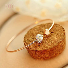 Load image into Gallery viewer, Love Heart Open Bracelet Bangle