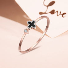 Load image into Gallery viewer, ON SALE Lucky Clover design elegant women's bracelet