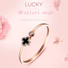 Load image into Gallery viewer, ON SALE Lucky Clover design elegant women's bracelet