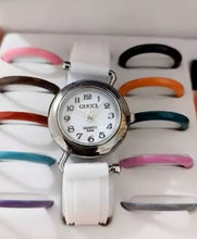 Load image into Gallery viewer, YB Fashion Watch ON SALE Set of 10 straps can be changed to 10 colors Good Quality
