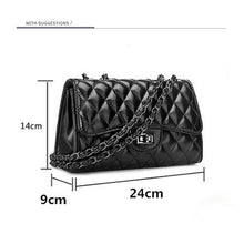 Load image into Gallery viewer, YB Premium Quality Vintage Designer Handbag Chain Leather Flap Clutch Purse Ladies Shoulder  ON SALE
