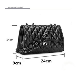 YB Premium Quality Vintage Designer Handbag Chain Leather Flap Clutch Purse Ladies Shoulder  ON SALE