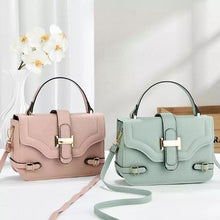 Load image into Gallery viewer, YB PU Leather Shoulder Bag, high-end crossbody/handbag, textured surface, stylish Buckle, Elegant Ladies Crossbody Bags On SALE
