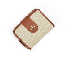 Load image into Gallery viewer, YB New On Sale Luxury Houndstooth Embroidery Wallet For Women Retro Leather Card Holder Coin Purse Female
