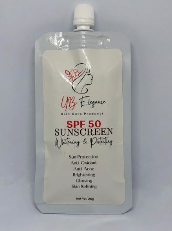 YB Elegance SPF50 Sunscreen 25grams- Whitening and Protecting