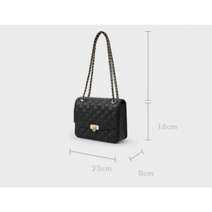 YB Korean Chain sling Elegant PU Leather Cross Body Bag For Women ON SALE