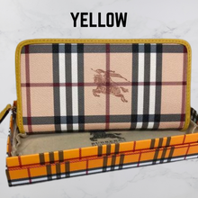 Load image into Gallery viewer, TOP GRADE Burberry Long Wallet Yellow

