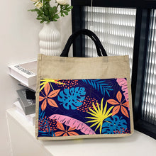 Load image into Gallery viewer, YB New Japanese Abaca Simple Tourist Beach Bags Floral Ladies Classic Large Tote Bag For Women ON SALE
