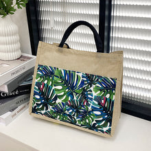 Load image into Gallery viewer, YB New Japanese Abaca Simple Tourist Beach Bags Floral Ladies Classic Large Tote Bag For Women ON SALE
