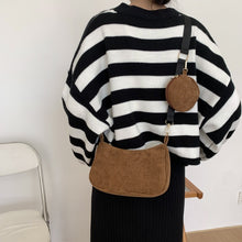 Load image into Gallery viewer, YB New Design Fashion Sling Bag with Coinpurse Japanese Corduroy On Sale
