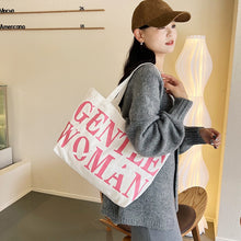 Load image into Gallery viewer, YB New Gentle Woman Tote Bag Canvas Simple Shoulder Bags For Women ON SALE
