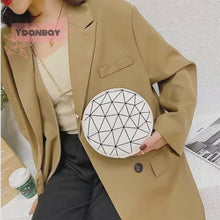 Load and play video in Gallery viewer, YB UNISEX Korean Fashion Rhombus Round Chain Sling Bag On Sale
