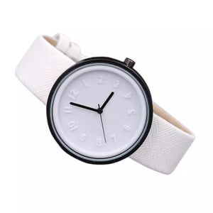 Unisex Fashion Number Watch