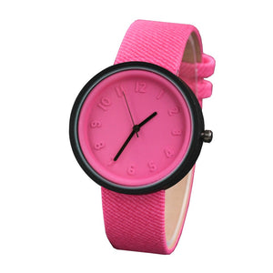 Unisex Fashion Number Watch