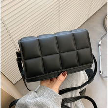 Load image into Gallery viewer, YB Korean PU Leather sling Shoulder fashion Bag On Sale Square Stripe
