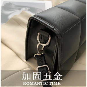 YB Korean PU Leather sling Shoulder fashion Bag On Sale Square Stripe