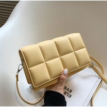 Load image into Gallery viewer, YB Korean PU Leather sling Shoulder fashion Bag On Sale Square Stripe
