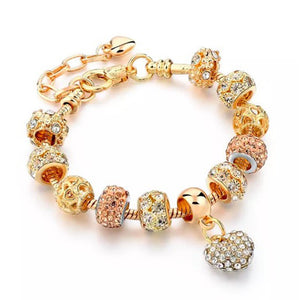 Heart Charm Bracelet