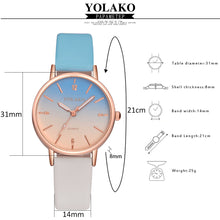 Load image into Gallery viewer, Buy 1 Take 1 Women Gradient Rainbow Watch
